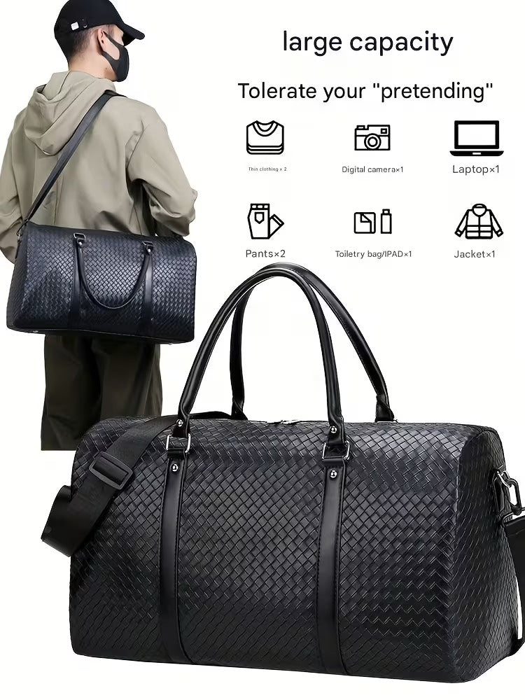 Leather Oversized Travel Storage Duffle Bag